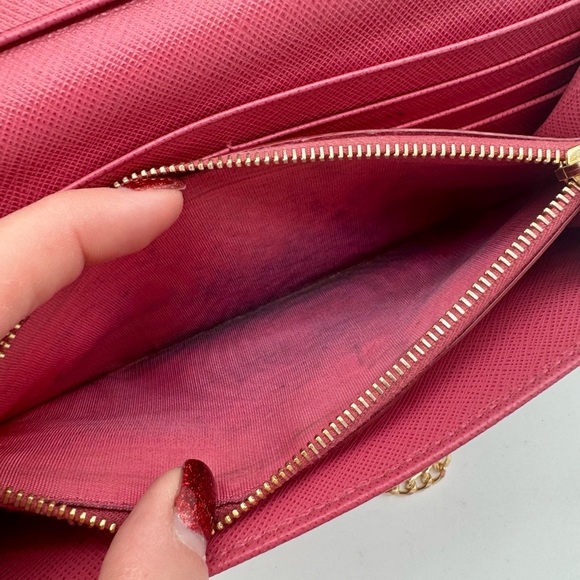 Prada Safiano Long Wallet with Chain - Picture 5 of 7